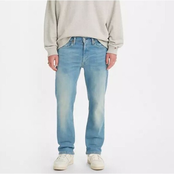 Levis 514 Jeans Men 31X32 Straight Blue Denim Stretch Casual Streetwear Normcore - Picture 2 of 12